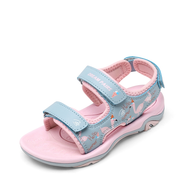 Boys & Girls Open-Toe Sport Sandals - PINK BLUE FLAMINGO -  0